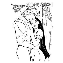 Coloring page: Pocahontas (Animation Movies) #131391 - Free Printable Coloring Pages