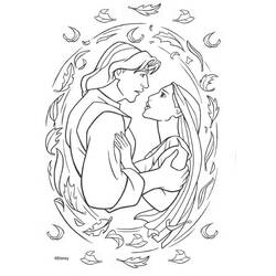 Coloring page: Pocahontas (Animation Movies) #131395 - Free Printable Coloring Pages