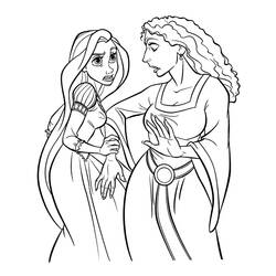 Coloring page: Raiponce (Animation Movies) #170048 - Free Printable Coloring Pages