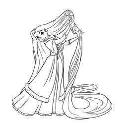 Coloring page: Raiponce (Animation Movies) #170066 - Free Printable Coloring Pages
