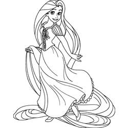 Coloring page: Raiponce (Animation Movies) #170070 - Free Printable Coloring Pages