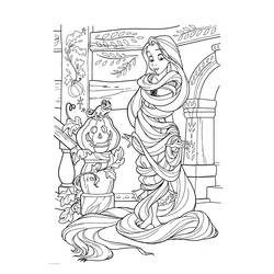Coloring page: Raiponce (Animation Movies) #170075 - Free Printable Coloring Pages