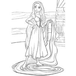 Coloring page: Raiponce (Animation Movies) #170077 - Free Printable Coloring Pages