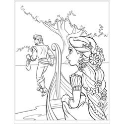 Coloring page: Raiponce (Animation Movies) #170078 - Free Printable Coloring Pages