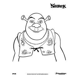 Coloring page: Shrek (Animation Movies) #115127 - Free Printable Coloring Pages