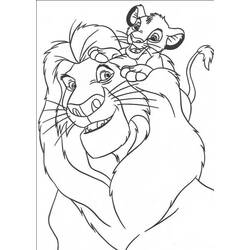 Coloring page: Simba (Animation Movies) #170002 - Free Printable Coloring Pages