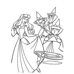Coloring page: Sleeping Beauty (Animation Movies) #130712 - Free Printable Coloring Pages