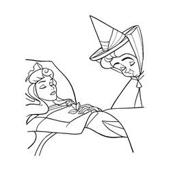 Coloring page: Sleeping Beauty (Animation Movies) #130725 - Free Printable Coloring Pages