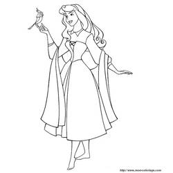 Coloring page: Sleeping Beauty (Animation Movies) #130810 - Free Printable Coloring Pages