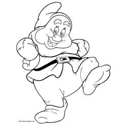Coloring page: Snow White and the Seven Dwarfs (Animation Movies) #133870 - Free Printable Coloring Pages