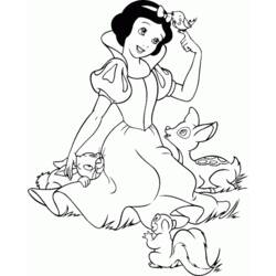 Coloring page: Snow White and the Seven Dwarfs (Animation Movies) #133872 - Free Printable Coloring Pages
