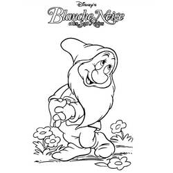 Coloring page: Snow White and the Seven Dwarfs (Animation Movies) #133899 - Free Printable Coloring Pages