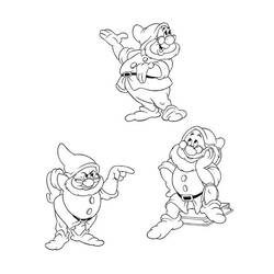Coloring page: Snow White and the Seven Dwarfs (Animation Movies) #133916 - Free Printable Coloring Pages