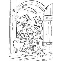 Coloring page: Snow White and the Seven Dwarfs (Animation Movies) #133925 - Free Printable Coloring Pages