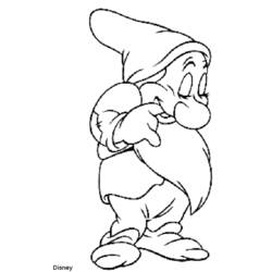 Coloring page: Snow White and the Seven Dwarfs (Animation Movies) #133949 - Free Printable Coloring Pages