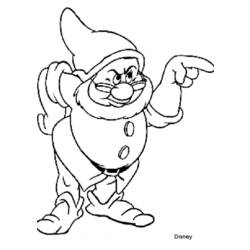 Coloring page: Snow White and the Seven Dwarfs (Animation Movies) #133963 - Free Printable Coloring Pages