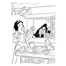 Coloring page: Snow White and the Seven Dwarfs (Animation Movies) #133976 - Free Printable Coloring Pages