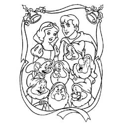 Coloring page: Snow White and the Seven Dwarfs (Animation Movies) #133977 - Free Printable Coloring Pages