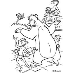 Coloring page: The Jungle Book (Animation Movies) #130030 - Free Printable Coloring Pages