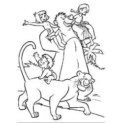Coloring page: The Jungle Book (Animation Movies) #130038 - Free Printable Coloring Pages