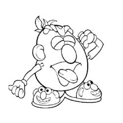 Coloring page: Toy Story: Mister Potato Head (Animation Movies) #45103 - Free Printable Coloring Pages