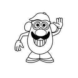 Coloring page: Toy Story: Mister Potato Head (Animation Movies) #45112 - Free Printable Coloring Pages