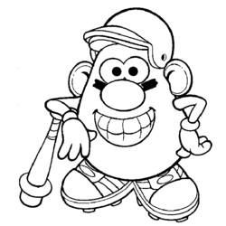 Coloring page: Toy Story: Mister Potato Head (Animation Movies) #45139 - Free Printable Coloring Pages