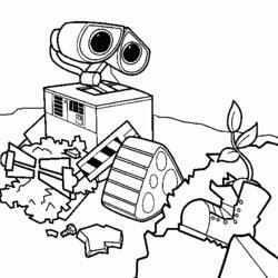 Coloring page: Wall-E (Animation Movies) #132032 - Free Printable Coloring Pages