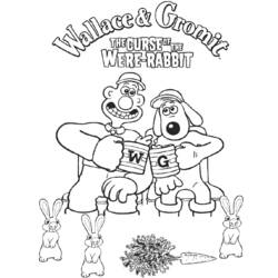 Coloring page: Wallace and Gromit (Animation Movies) #133460 - Free Printable Coloring Pages