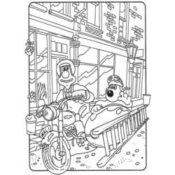 Coloring page: Wallace and Gromit (Animation Movies) #133465 - Free Printable Coloring Pages
