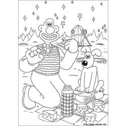Coloring page: Wallace and Gromit (Animation Movies) #133483 - Free Printable Coloring Pages