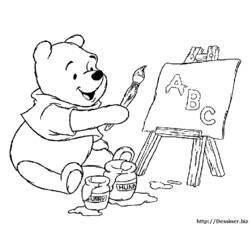 Coloring page: Winnie the Pooh (Animation Movies) #28619 - Free Printable Coloring Pages