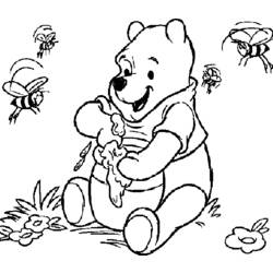 Coloring page: Winnie the Pooh (Animation Movies) #28629 - Free Printable Coloring Pages