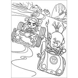 Coloring page: Wreck-It Ralph (Animation Movies) #130480 - Free Printable Coloring Pages