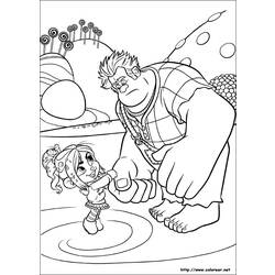 Coloring page: Wreck-It Ralph (Animation Movies) #130553 - Free Printable Coloring Pages