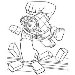 Coloring page: Wreck-It Ralph (Animation Movies) #130555 - Free Printable Coloring Pages