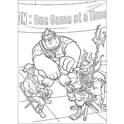 Coloring page: Wreck-It Ralph (Animation Movies) #130610 - Free Printable Coloring Pages