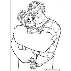 Coloring page: Wreck-It Ralph (Animation Movies) #130614 - Free Printable Coloring Pages