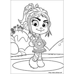 Coloring page: Wreck-It Ralph (Animation Movies) #130615 - Free Printable Coloring Pages