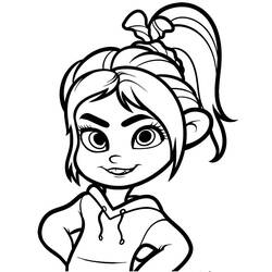 Coloring page: Wreck-It Ralph (Animation Movies) #130671 - Free Printable Coloring Pages