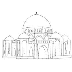 Coloring page: Mosque (Buildings and Architecture) #64514 - Free Printable Coloring Pages