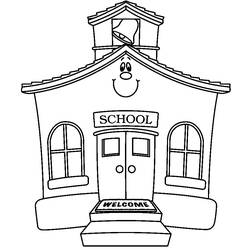 Coloring page: School (Buildings and Architecture) #66808 - Free Printable Coloring Pages