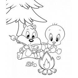 Coloring page: Baby Looney Tunes (Cartoons) #26587 - Free Printable Coloring Pages