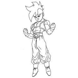 Coloring page: Dragon Ball Z (Cartoons) #38665 - Free Printable Coloring Pages