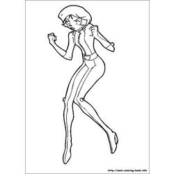 Coloring page: Totally Spies (Cartoons) #29025 - Free Printable Coloring Pages