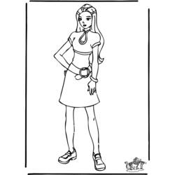 Coloring page: Totally Spies (Cartoons) #29030 - Free Printable Coloring Pages