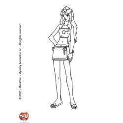 Coloring page: Totally Spies (Cartoons) #29060 - Free Printable Coloring Pages