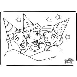 Coloring page: Totally Spies (Cartoons) #29086 - Free Printable Coloring Pages