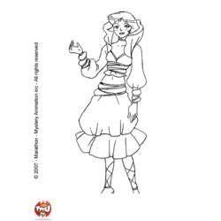 Coloring page: Totally Spies (Cartoons) #29110 - Free Printable Coloring Pages