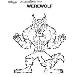 Coloring page: Werewolf (Characters) #100007 - Free Printable Coloring Pages